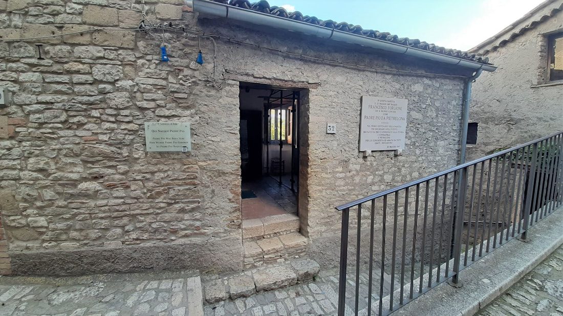 The birth home of Padre Pio in Pietrelcina (photo by Bret Thoman)
